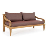 Outdoor Sofa 2-3 Plätze mit Kissen Karuba Wine - FSC - ZEN ZONE