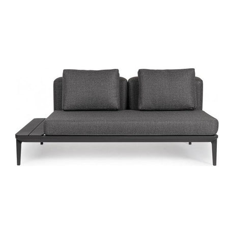 Outdoor Sofa 2 Plätze Lounge Matrix Anthrazit WG21 - ZEN ZONE