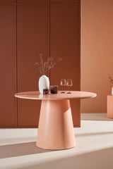 Lanzo Dining Table - Peach 120 cm