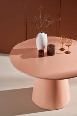 Lanzo Dining Table - Peach 120 cm