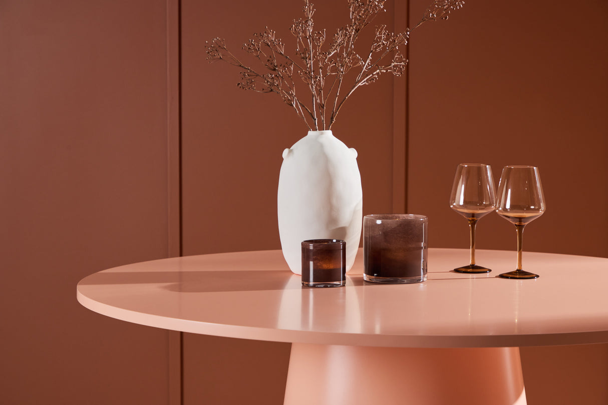 Lanzo Dining Table - Peach 120 cm