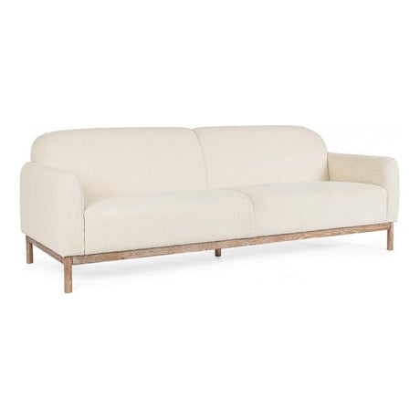 Sofa 3-Sitzer Detroit Naturfarbe Bouclé - ZEN ZONE