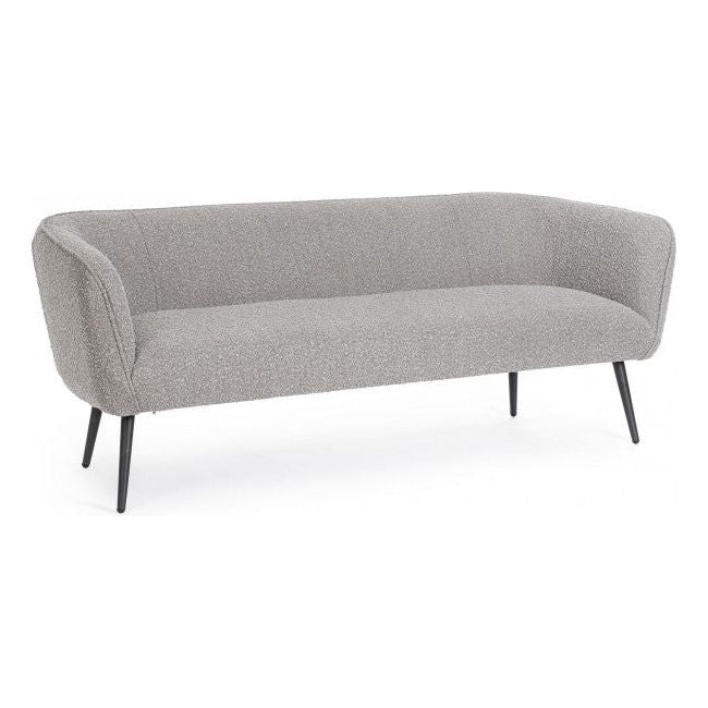 Sofa 3-Sitzer Avril Grau Bouclé - ZEN ZONE