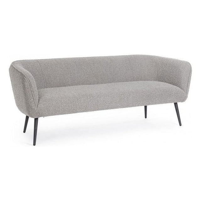 Sofa 3-Sitzer Avril Grau Bouclé - ZEN ZONE