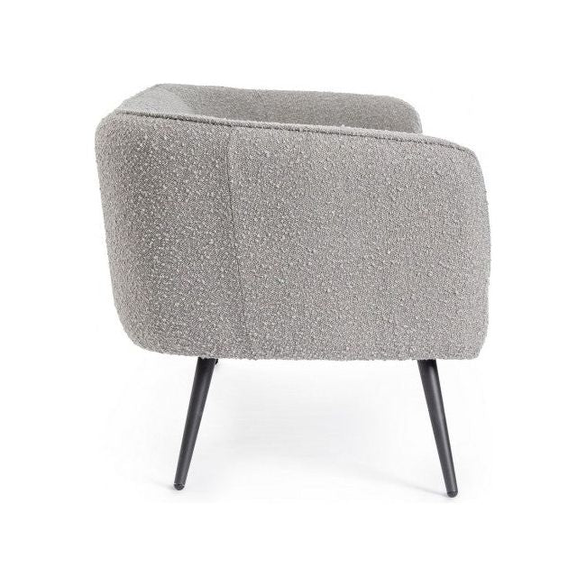 Sofa 3-Sitzer Avril Grau Bouclé - ZEN ZONE