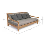 Outdoor Daybed mit Kissen Bali - FSC - ZEN ZONE