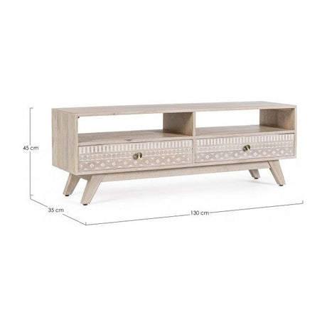 TV Sideboard Indira mit 2 Schubladen - ZEN ZONE