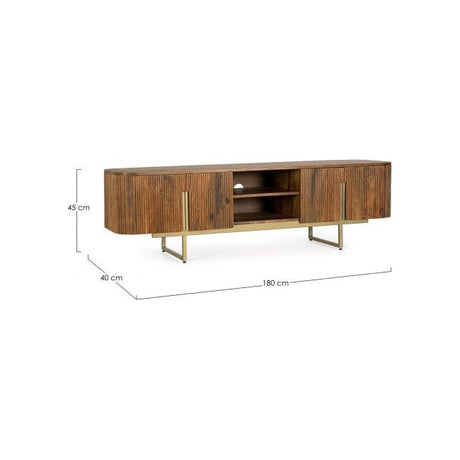 TV Sideboard Vilas mit 4 Türen und 1 Brett - ZEN ZONE