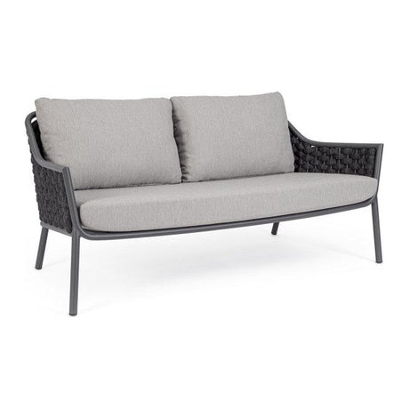 Outdoor Sofa 2er Platz mit Kissen Everly QS22/Graphit - ZEN ZONE