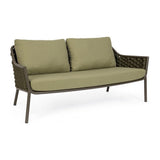 Outdoor Sofa 2er Platz mit Kissen Everly Olive QS24 - ZEN ZONE