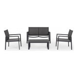 Outdoor Lounge 4er Set Kallen Anthrazit YK13 - ZEN ZONE