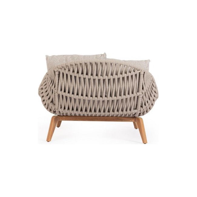 Outdoor Daybed mit Kissen Tamires Beige - ZEN ZONE