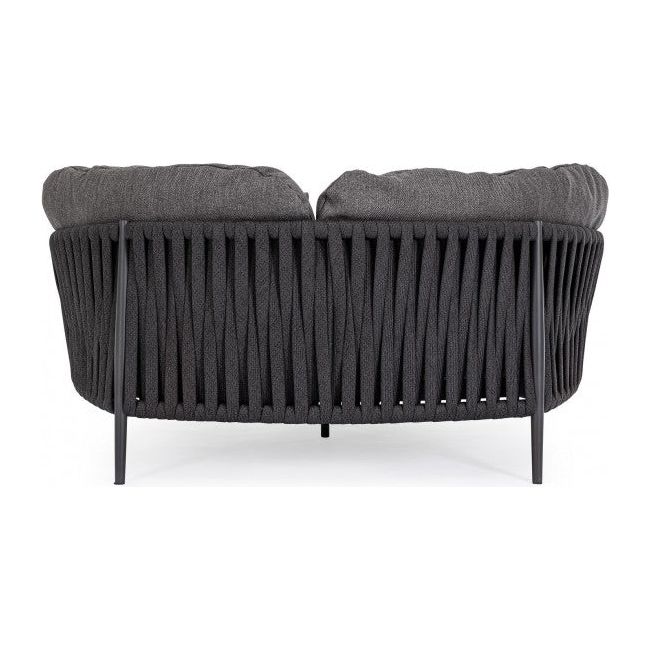 Outdoor Daybed mit Kissen Jacinta Anthrazit WG21 - ZEN ZONE