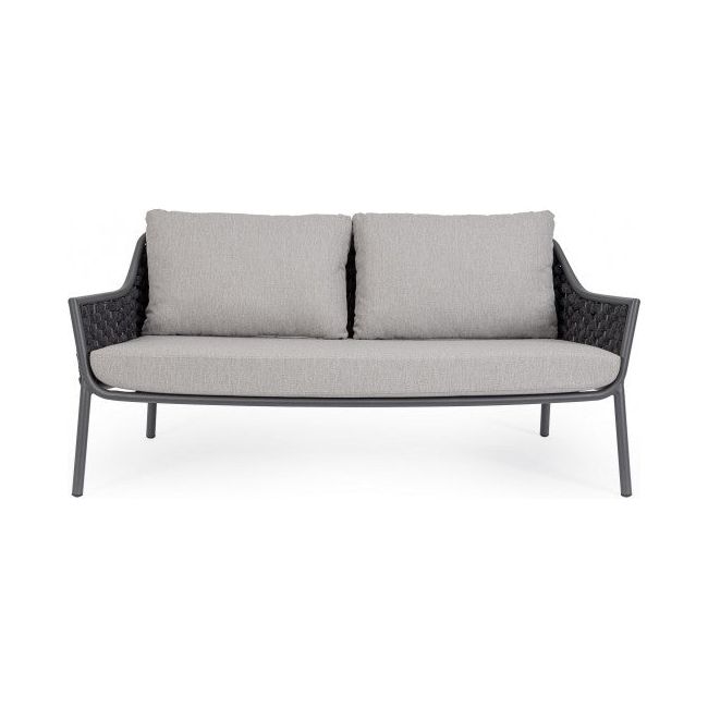 Outdoor Sofa 2er Platz mit Kissen Everly QS22/Graphit - ZEN ZONE