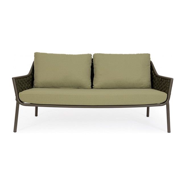 Outdoor Sofa 2er Platz mit Kissen Everly Olive QS24 - ZEN ZONE