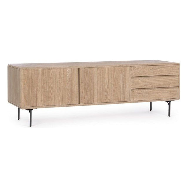 TV Sideboard mit 2 Türen und 3 Schubladen Widald Natur - ZEN ZONE