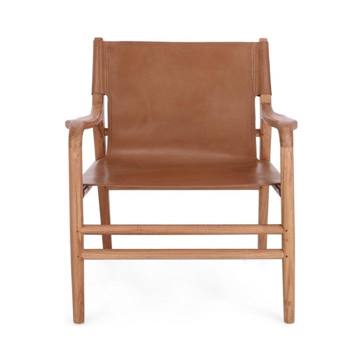 Lounge-Sessel Caroline Cognac - ZEN ZONE