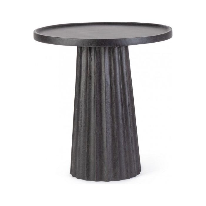 Couchtisch Orissa Schwarz rund 46x46 - ZEN ZONE