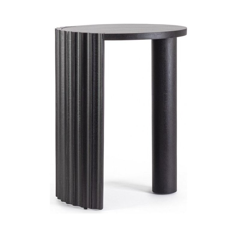 Couchtisch Orissa Schwarz rund 50x50 - ZEN ZONE