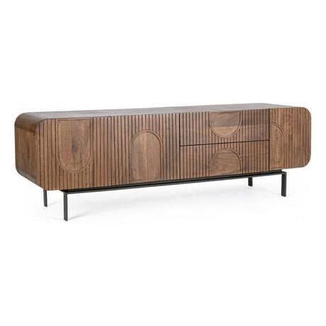 TV Sideboard mit 3 Türen und 2 Schubladen Orissa Natur - ZEN ZONE