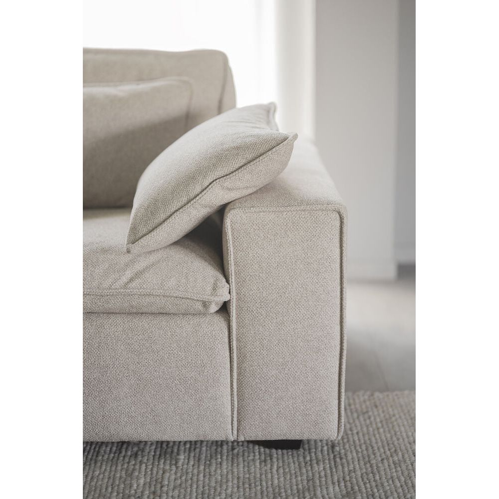 RAWLINS 3-Sitzer-Sofa Beige 259x116x85cm - ZEN ZONE