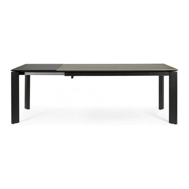 Ausziehtisch Briva Grau-Schwarz 160-220x90cm - ZEN ZONE