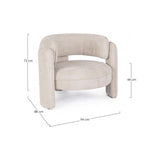 Sessel Aisha Beige - ZEN ZONE