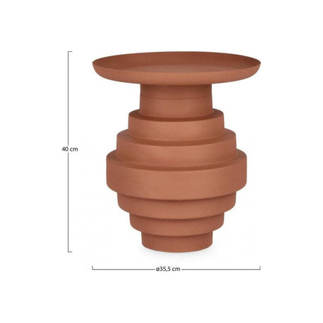 Couchtisch Amba Tonerde rund 35,5x35,5 - ZEN ZONE