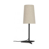 Tischleuchte Assam Schwarz-Beige Höhe 60cm - ZEN ZONE Furniture