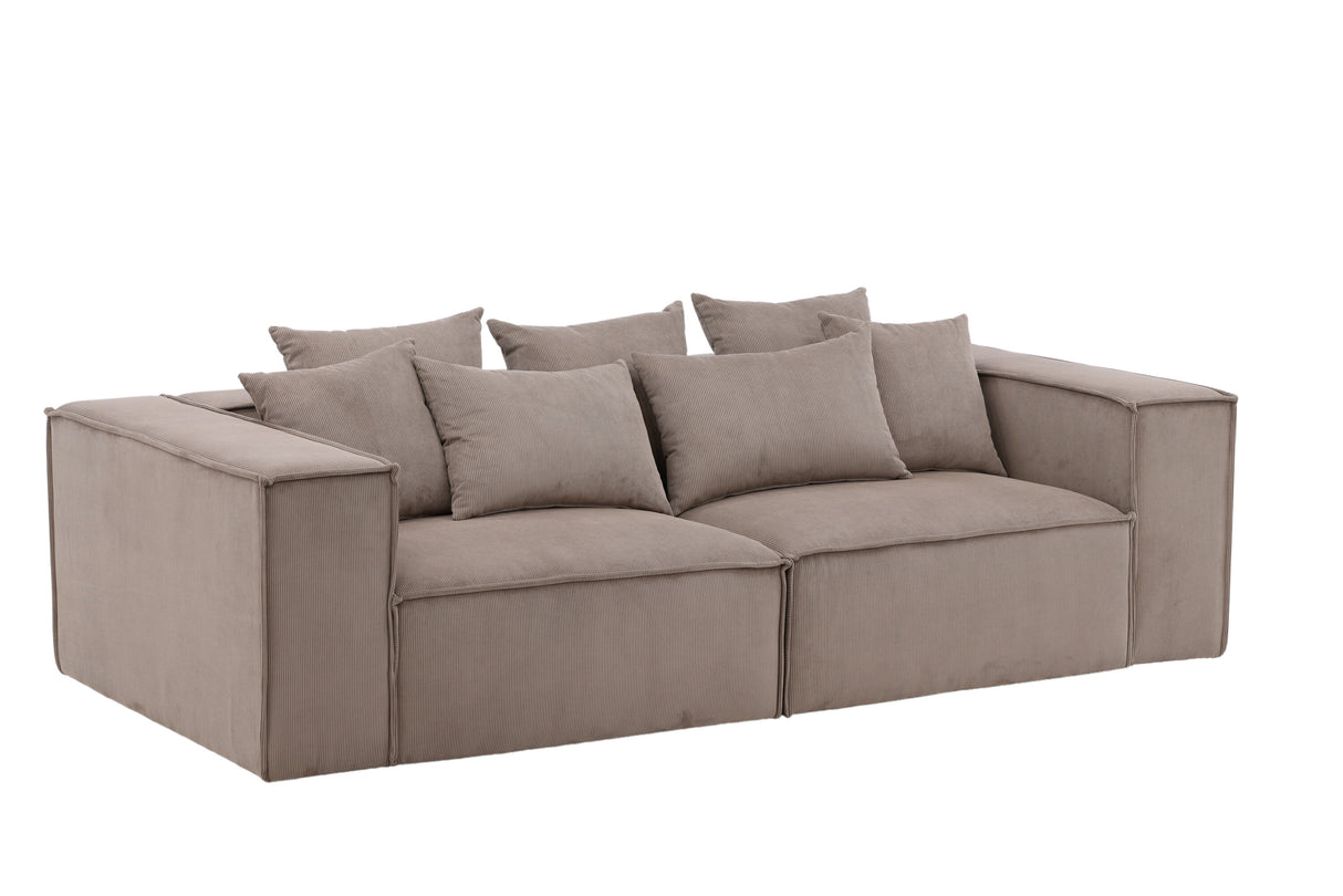 Gillholmen 3-Sitzer Sofa - Braun / Manchester - ZEN ZONE Furniture