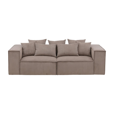 Gillholmen 3-Sitzer Sofa - Braun / Manchester - ZEN ZONE Furniture