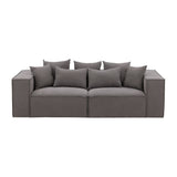 Gillholmen 3-Sitzer Sofa - Grau / Graues Leinen - ZEN ZONE Furniture