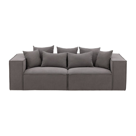 Gillholmen 3-Sitzer Sofa - Grau / Graues Leinen - ZEN ZONE Furniture