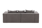 Gillholmen 3-Sitzer Sofa - Grau / Graues Leinen - ZEN ZONE Furniture