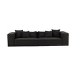 Gillholmen 3-Sitzer Sofa - Schwarz / Schwarzer Bouclé - ZEN ZONE Furniture