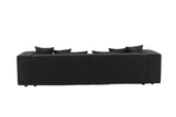 Gillholmen 3-Sitzer Sofa - Schwarz / Schwarzer Bouclé - ZEN ZONE Furniture