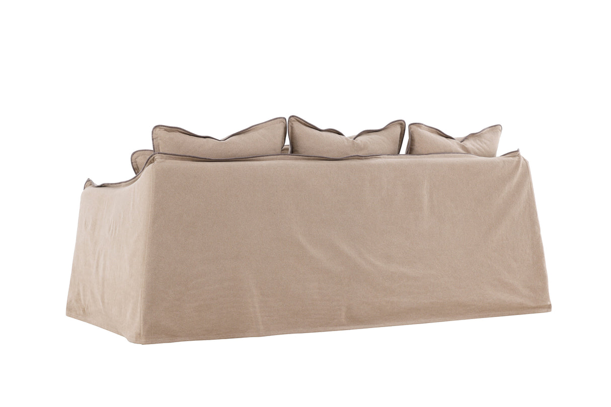 Oskarshamn 3-Sitzer Sofa - Beige/Braun - ZEN ZONE Furniture