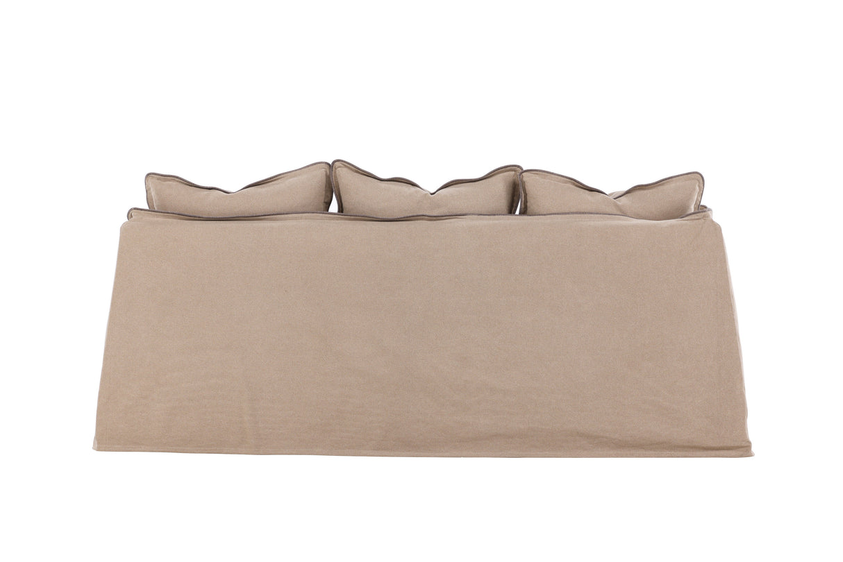 Oskarshamn 3-Sitzer Sofa - Beige/Braun - ZEN ZONE Furniture