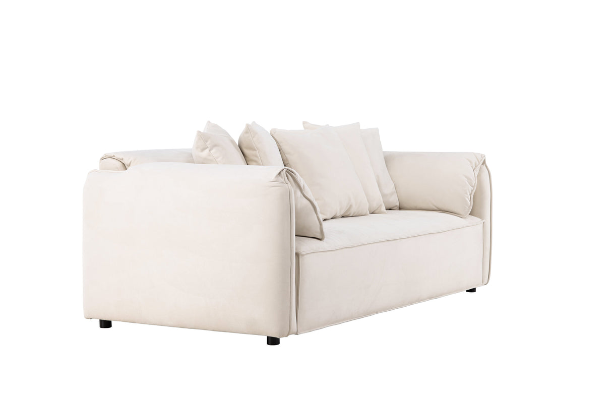 Torekov 3-Sitzer Sofa - Beige Mocca Look - ZEN ZONE Furniture