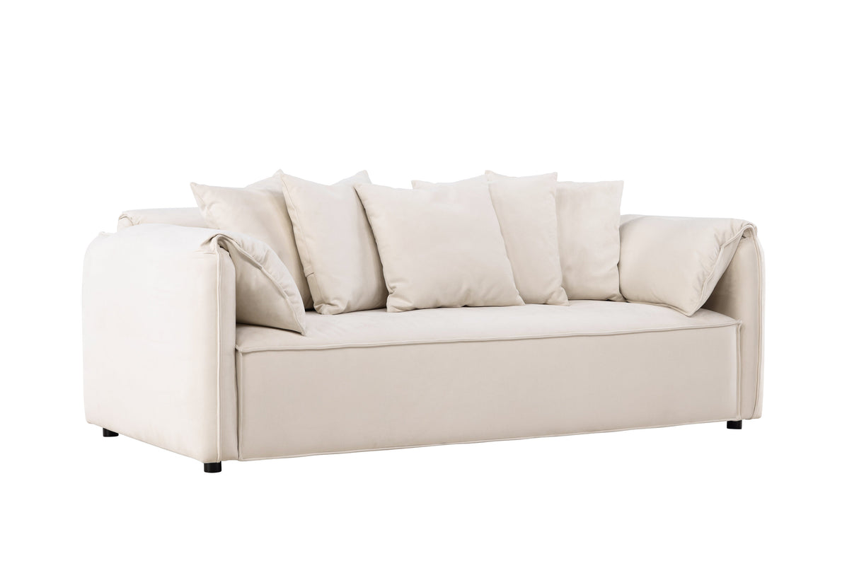 Torekov 3-Sitzer Sofa - Beige Mocca Look - ZEN ZONE Furniture