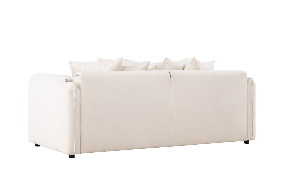 Torekov 3-Sitzer Sofa - Beige Mocca Look - ZEN ZONE Furniture