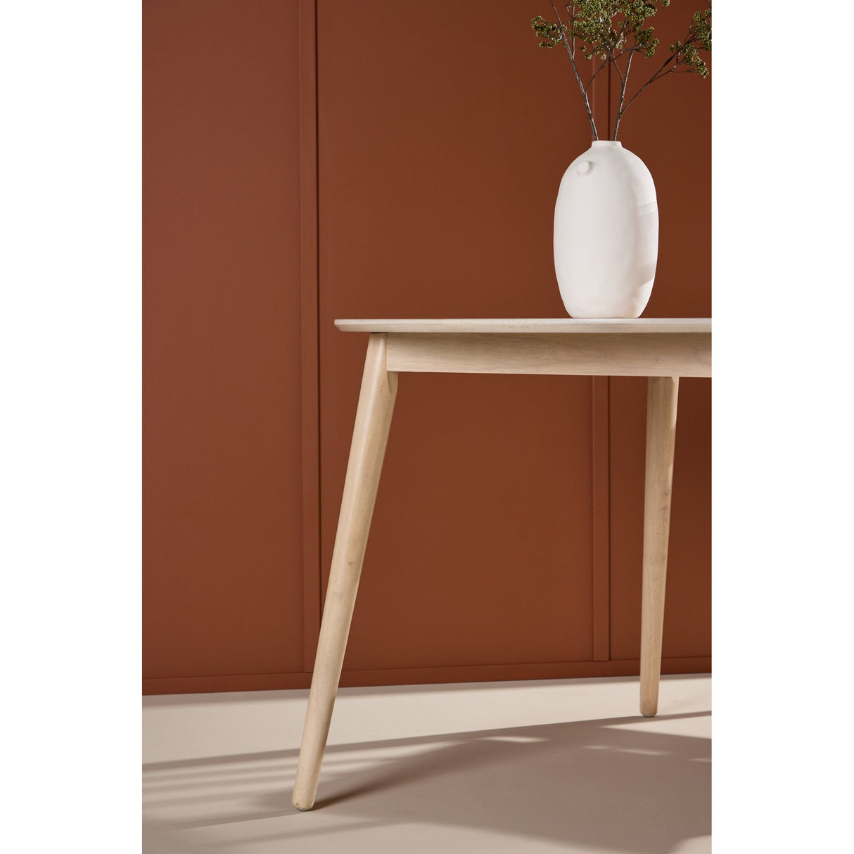 Flora Esstisch - Weiß gekalkt / Furnier 120 x 120 x 75 cm - ZEN ZONE Furniture