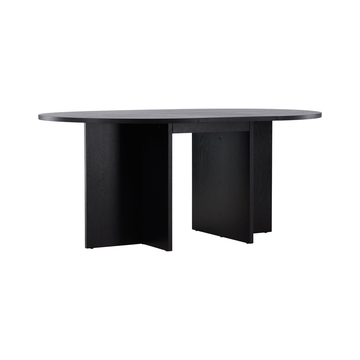 Strada Esstisch - Schwarz / Eichenfurnier 120 x 120 x 74 cm - ZEN ZONE Furniture