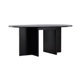 Strada Esstisch - Schwarz / Eichenfurnier 120 x 120 x 74 cm - ZEN ZONE Furniture