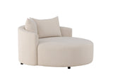 Kelso Sofa - Wood/Beige Linen 150 cm