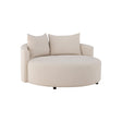 Kelso Sofa - Holz/ Beige Leinen 150 cm - ZEN ZONE Furniture