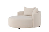 Kelso Sofa - Holz/ Beige Leinen 150 cm - ZEN ZONE Furniture