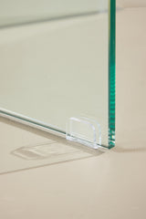 Ester Couchtisch - Glas / Betonoptik 120 x 80 x 42 cm - ZEN ZONE Furniture