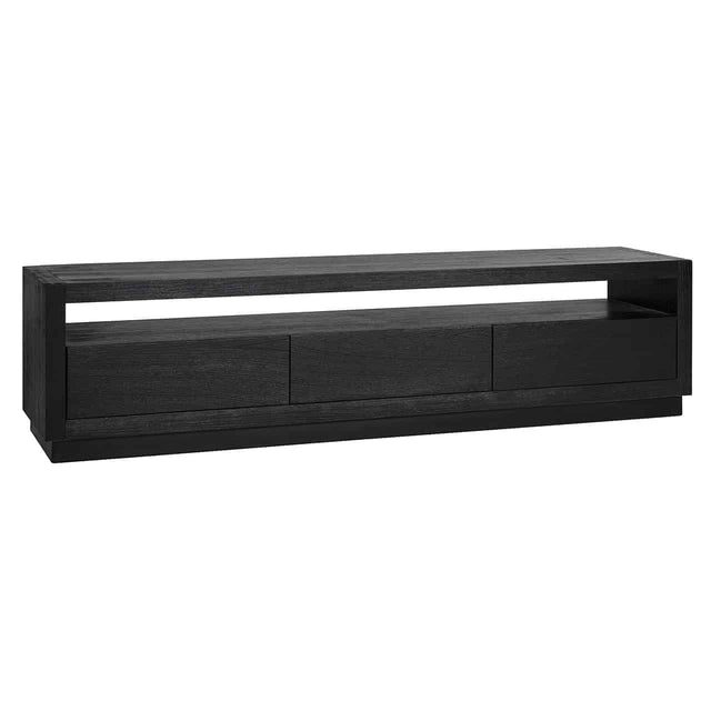 TV Kommode Oakura 3-Schubladen (Black) - ZEN ZONE Furniture