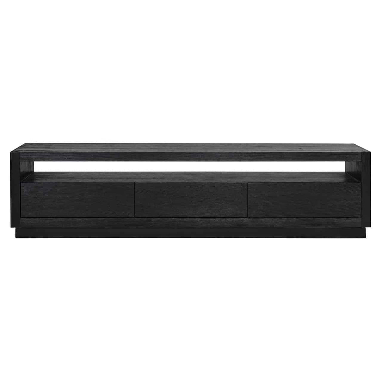 TV Kommode Oakura 3-Schubladen (Black) - ZEN ZONE Furniture